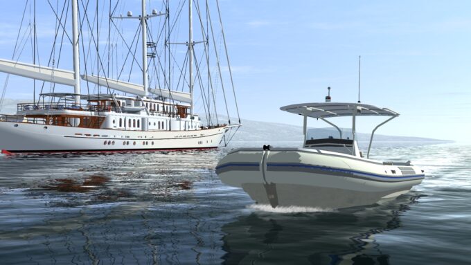 90m Luxury yacht "Athena" & Tender