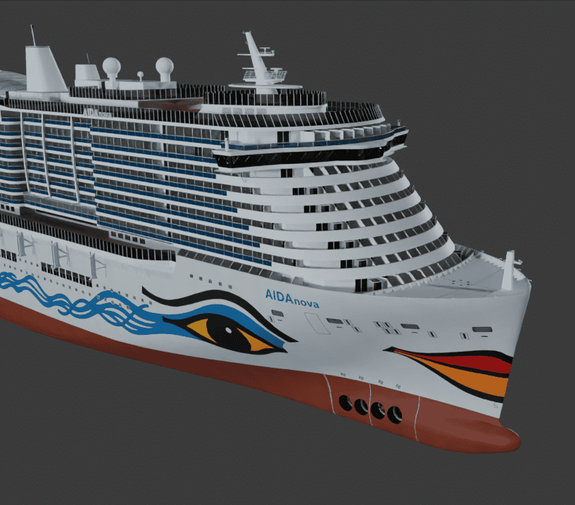 AIDAnova - 3D model (OBJ/BLEND)