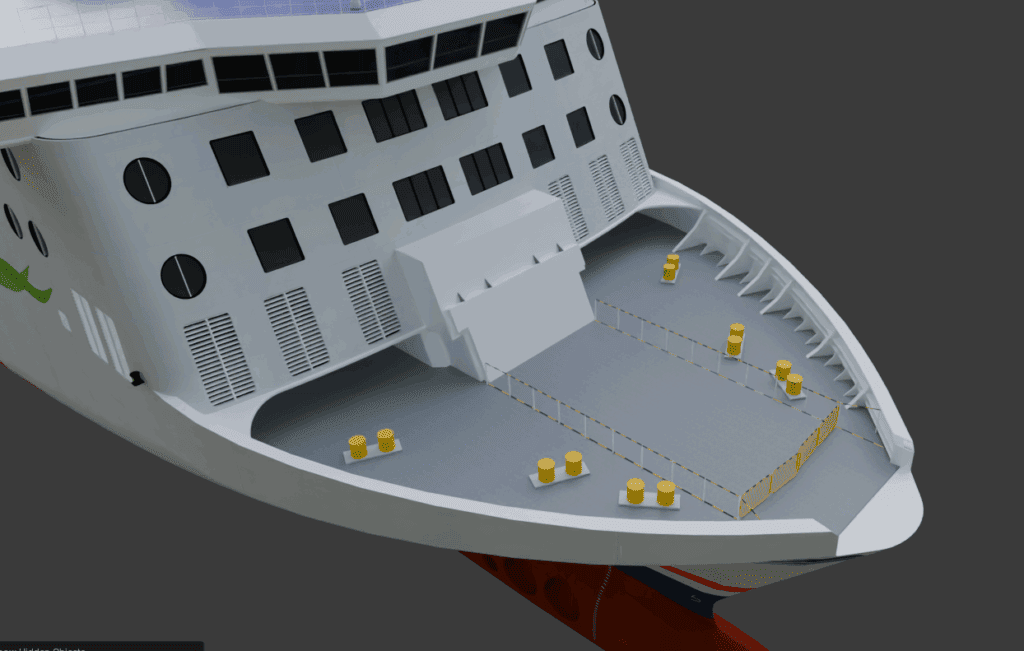 Stena Line Sim Stena Line Ferry – 3D model (OBJ/BLEND) – SIM3D