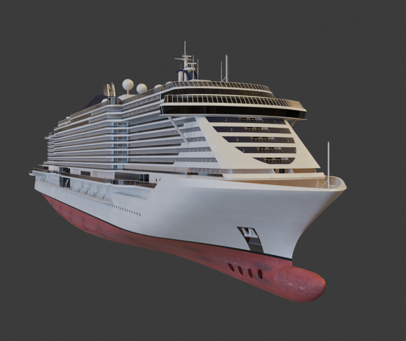 MSC Seaside - 3D model (.BLEND)