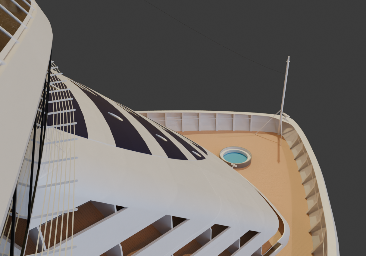 MSC Seaside - 3D model (.BLEND) - Image 4