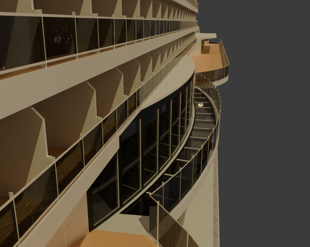 MSC Seaside - 3D model (.BLEND) - Image 7
