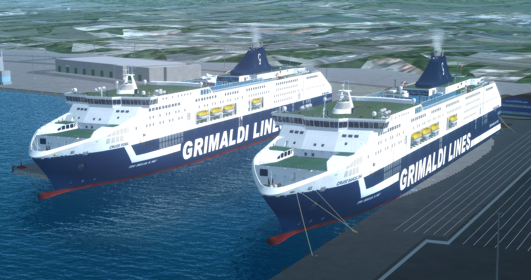 Grimaldi Lines Cruise Roma and Cruise Barcelona Pack