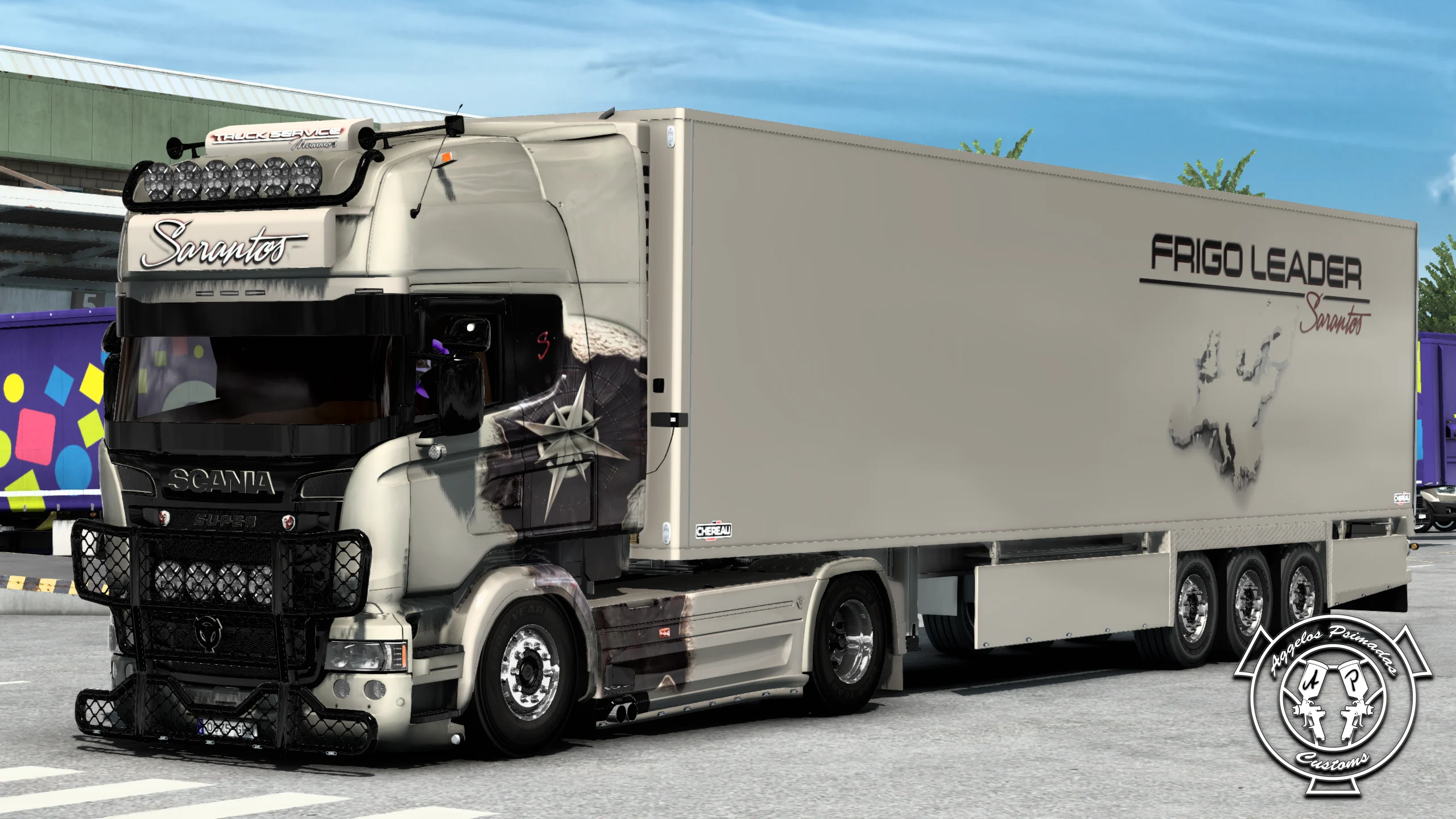 Scania R Sarantos "Frigo Leader" Combo Skin (RJL) - Image 2
