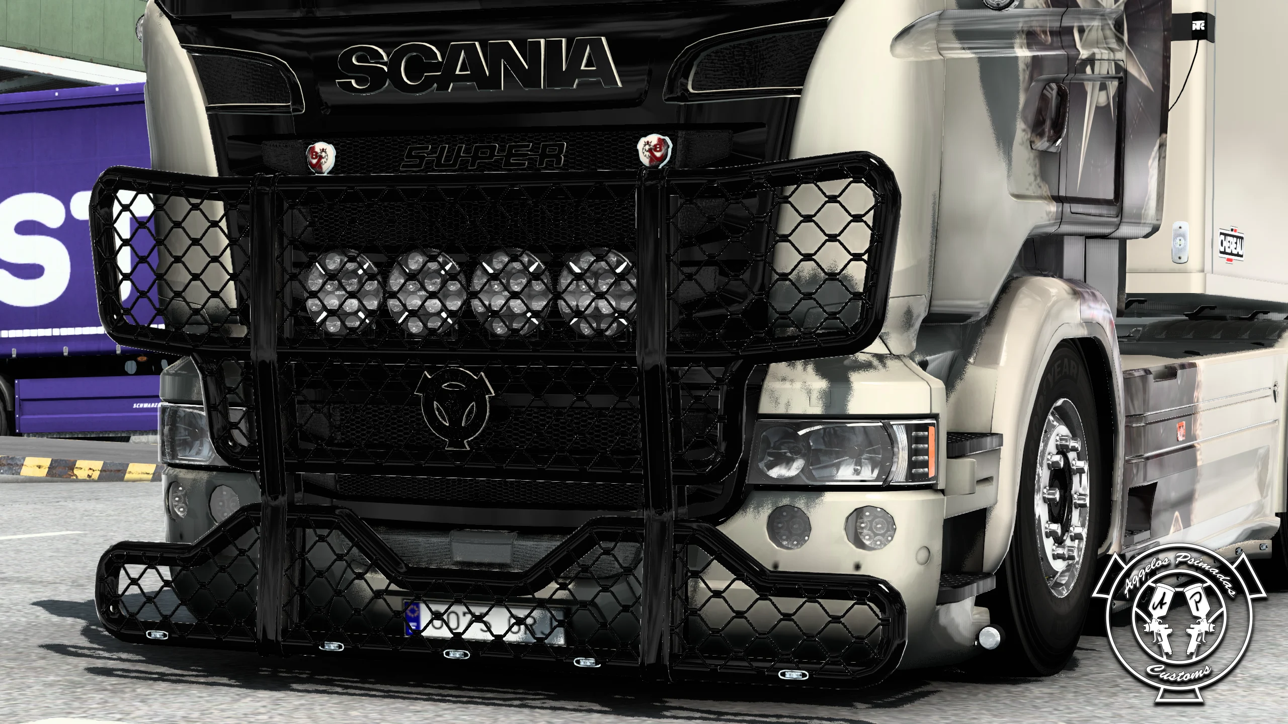 Scania R Sarantos "Frigo Leader" Combo Skin (RJL) - Image 6
