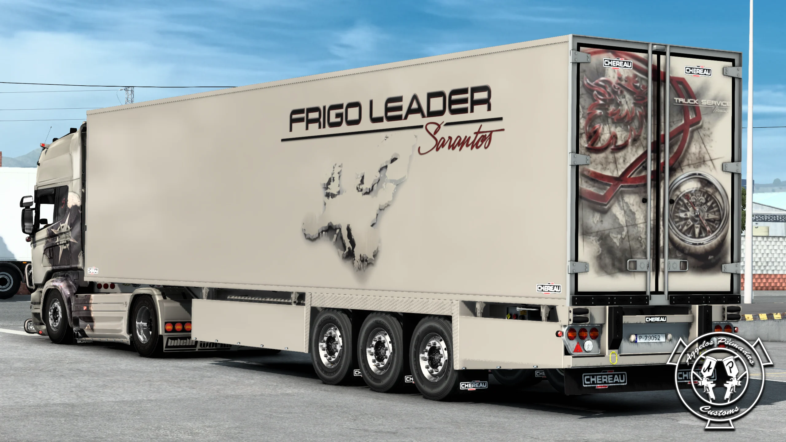 Scania R Sarantos "Frigo Leader" Combo Skin (RJL) - Image 4