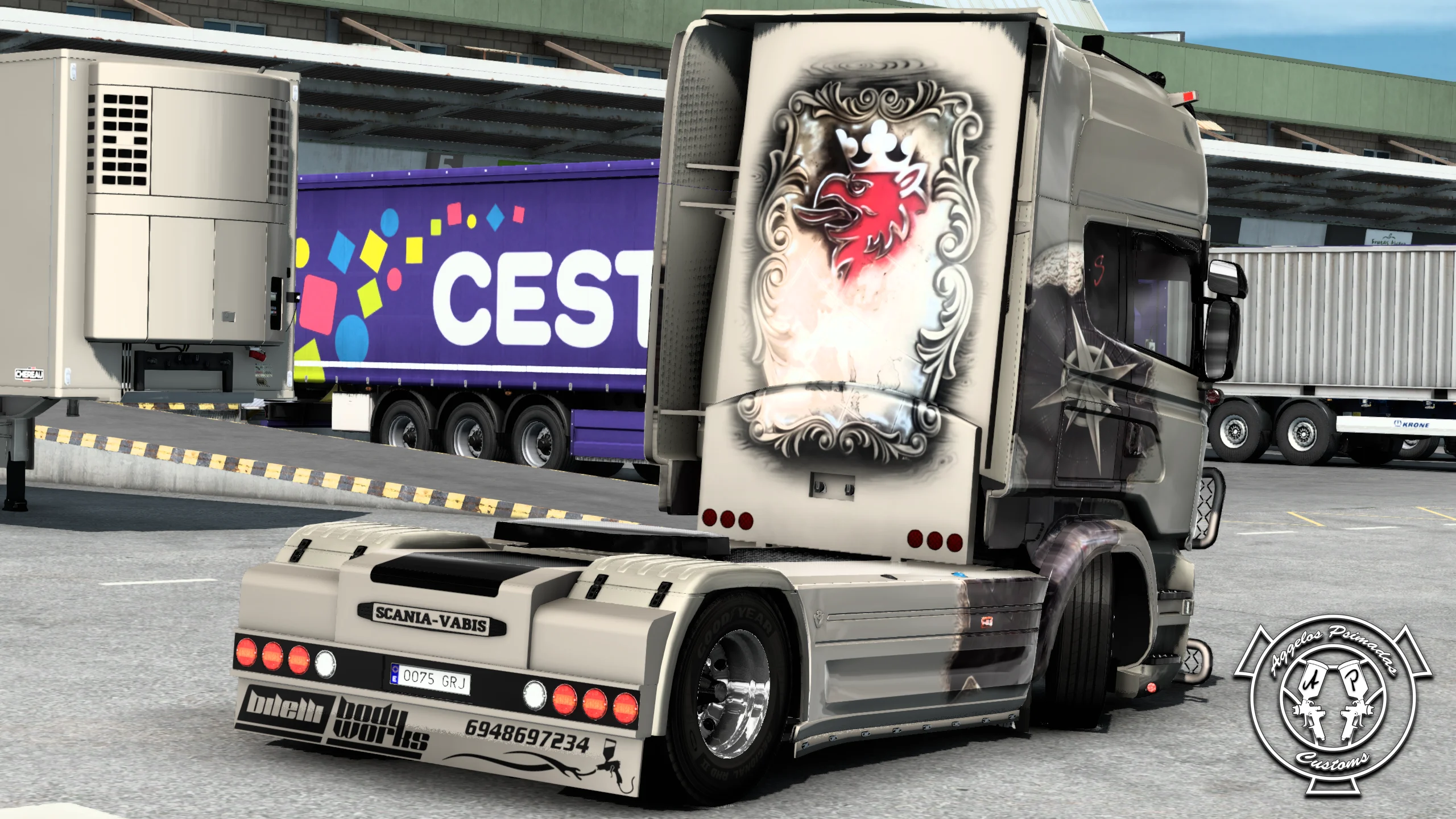 Scania R Sarantos "Frigo Leader" Combo Skin (RJL) - Image 5