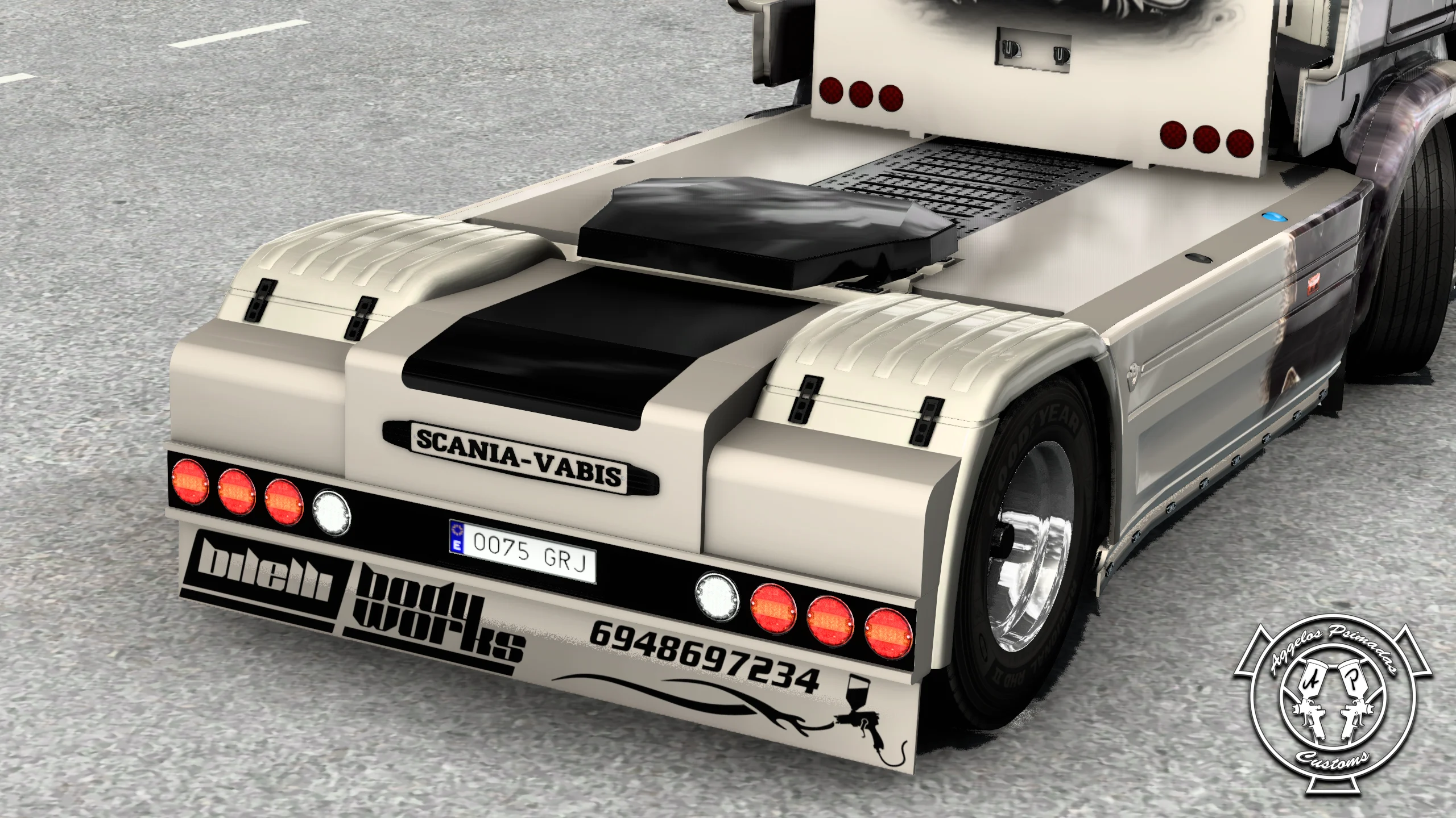 Scania R Sarantos "Frigo Leader" Combo Skin (RJL) - Image 8