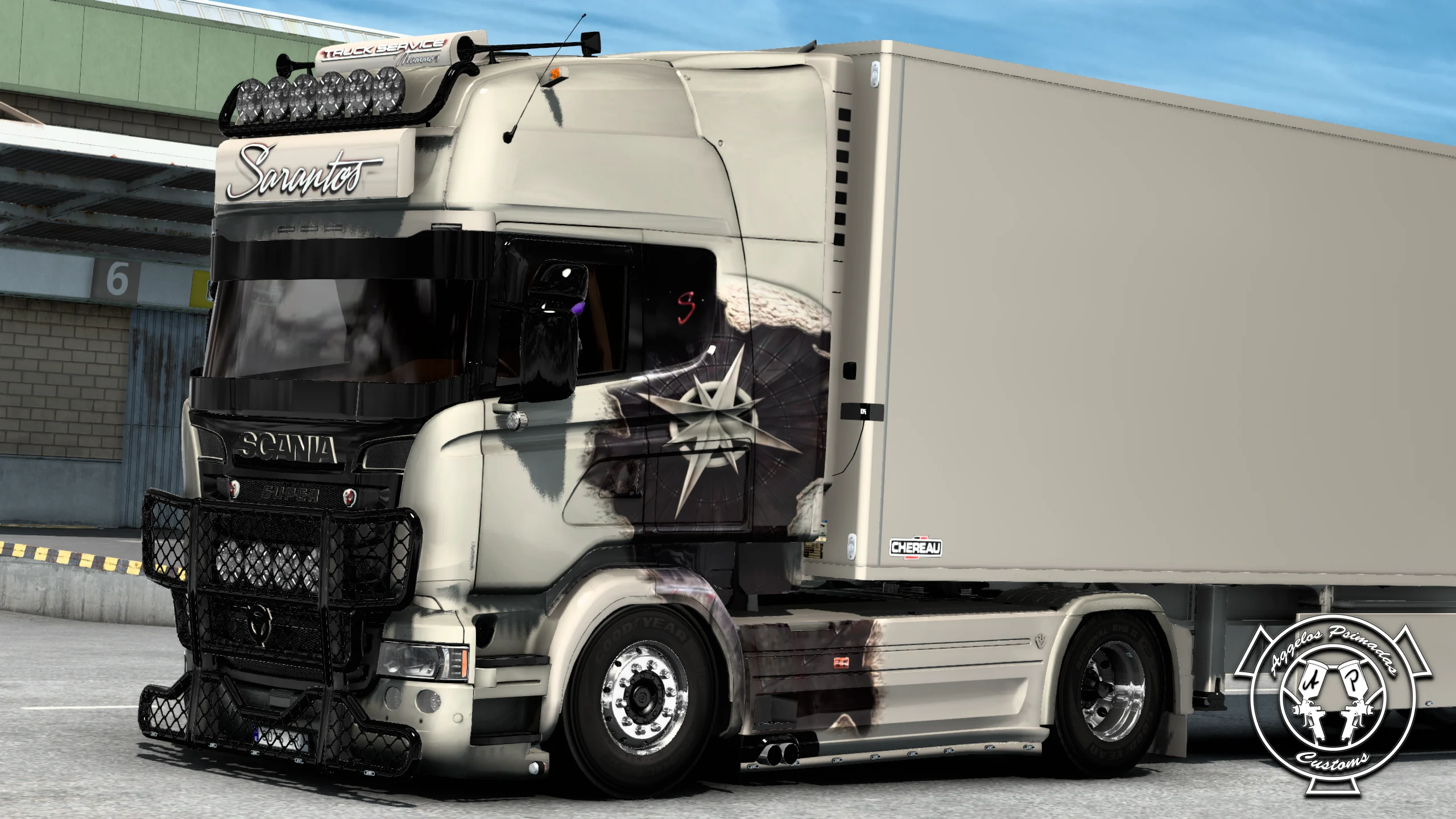 Scania R Sarantos "Frigo Leader" Combo Skin (RJL) - Image 3