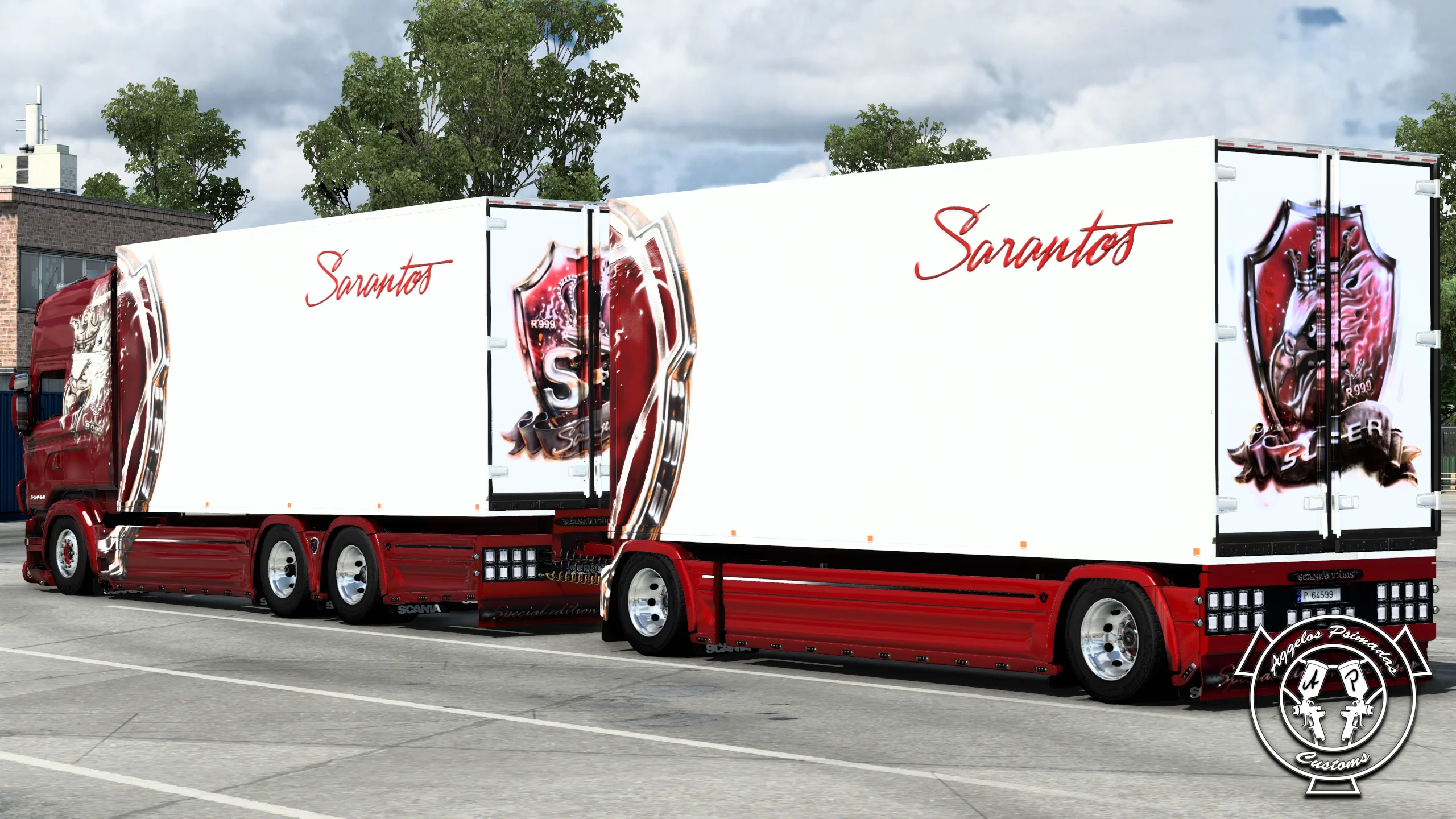 Sarantos Scania R999 Combo Skin (RJL Tandem) - Image 9