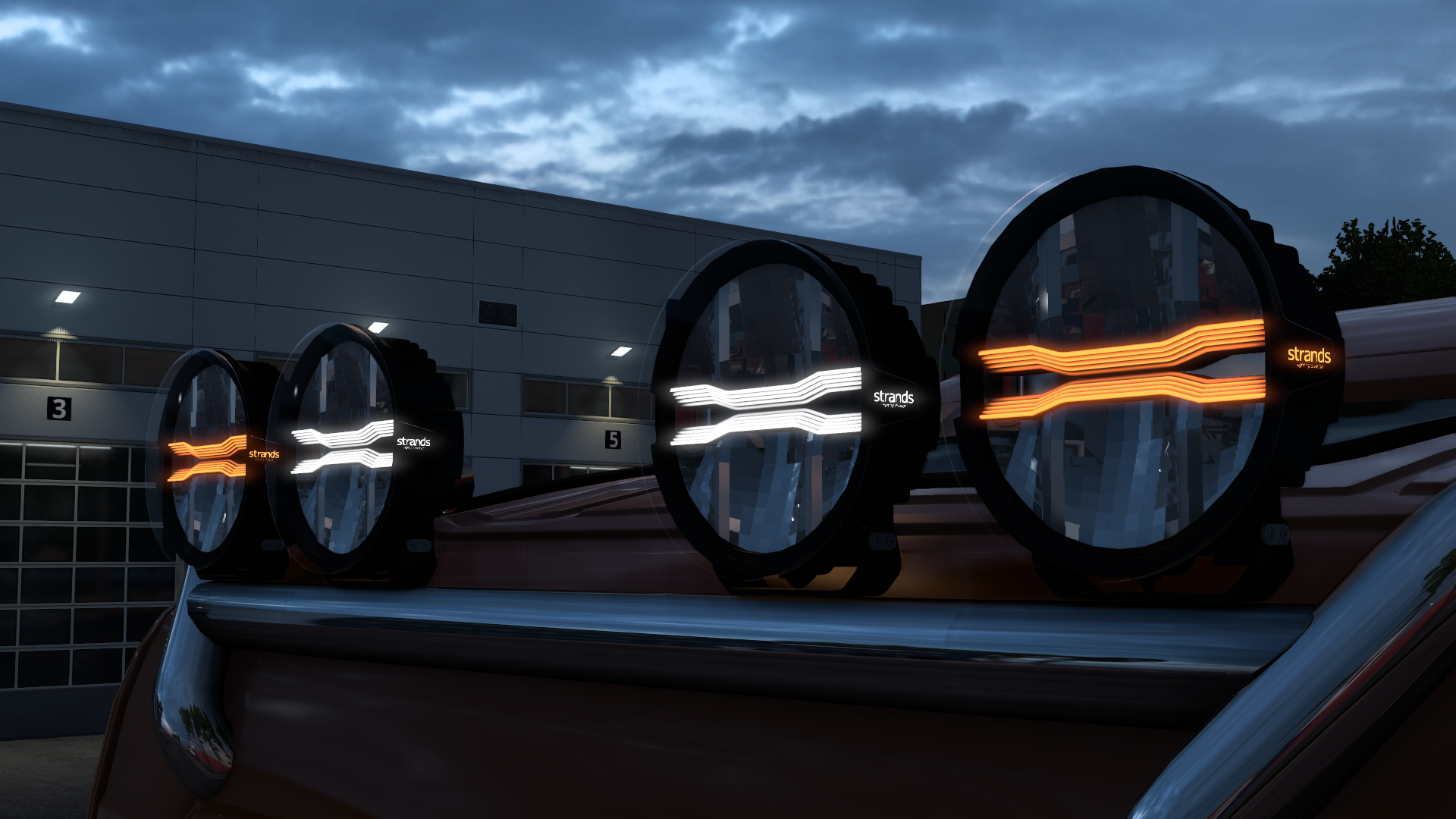 Strands Fort9t Dragon LED Light Pack ETS2 Mod