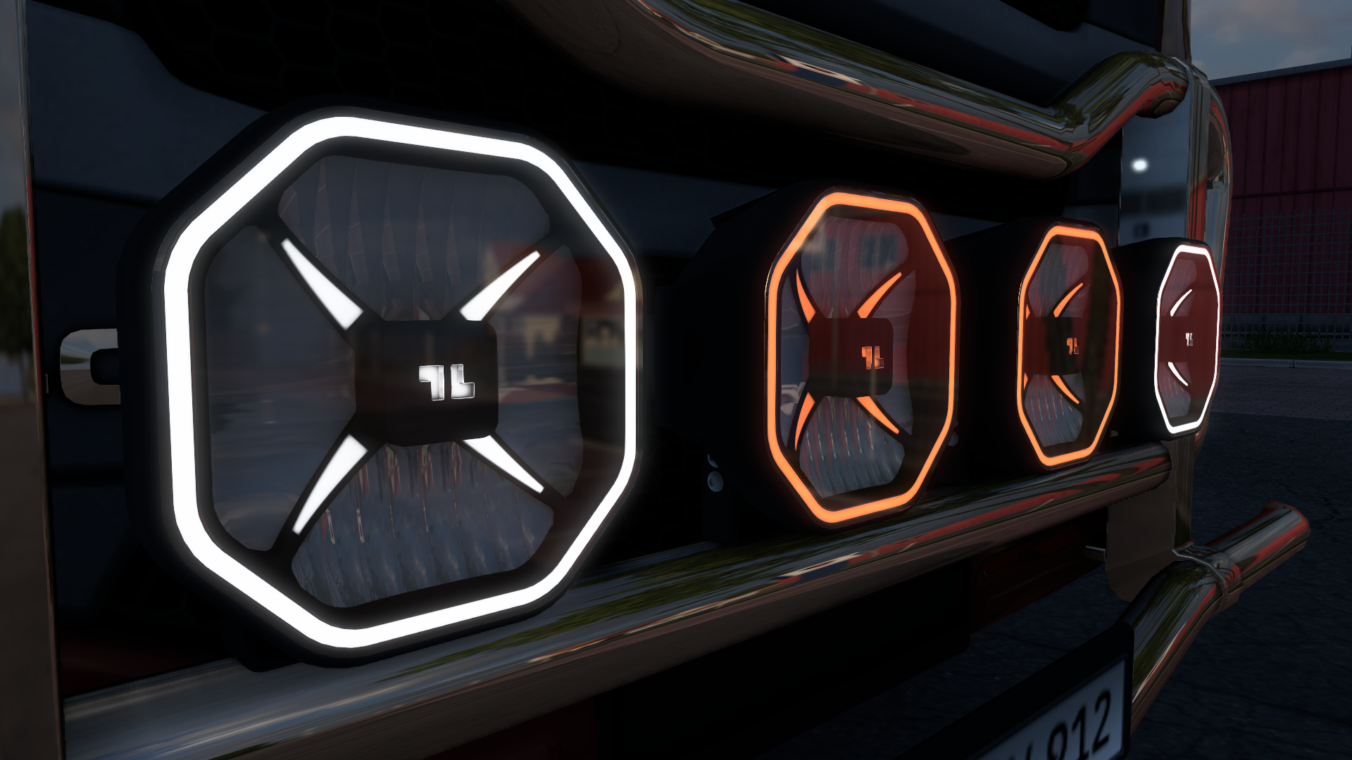 LuminaLights Power X 6 LED Light Pack ETS2 Mod