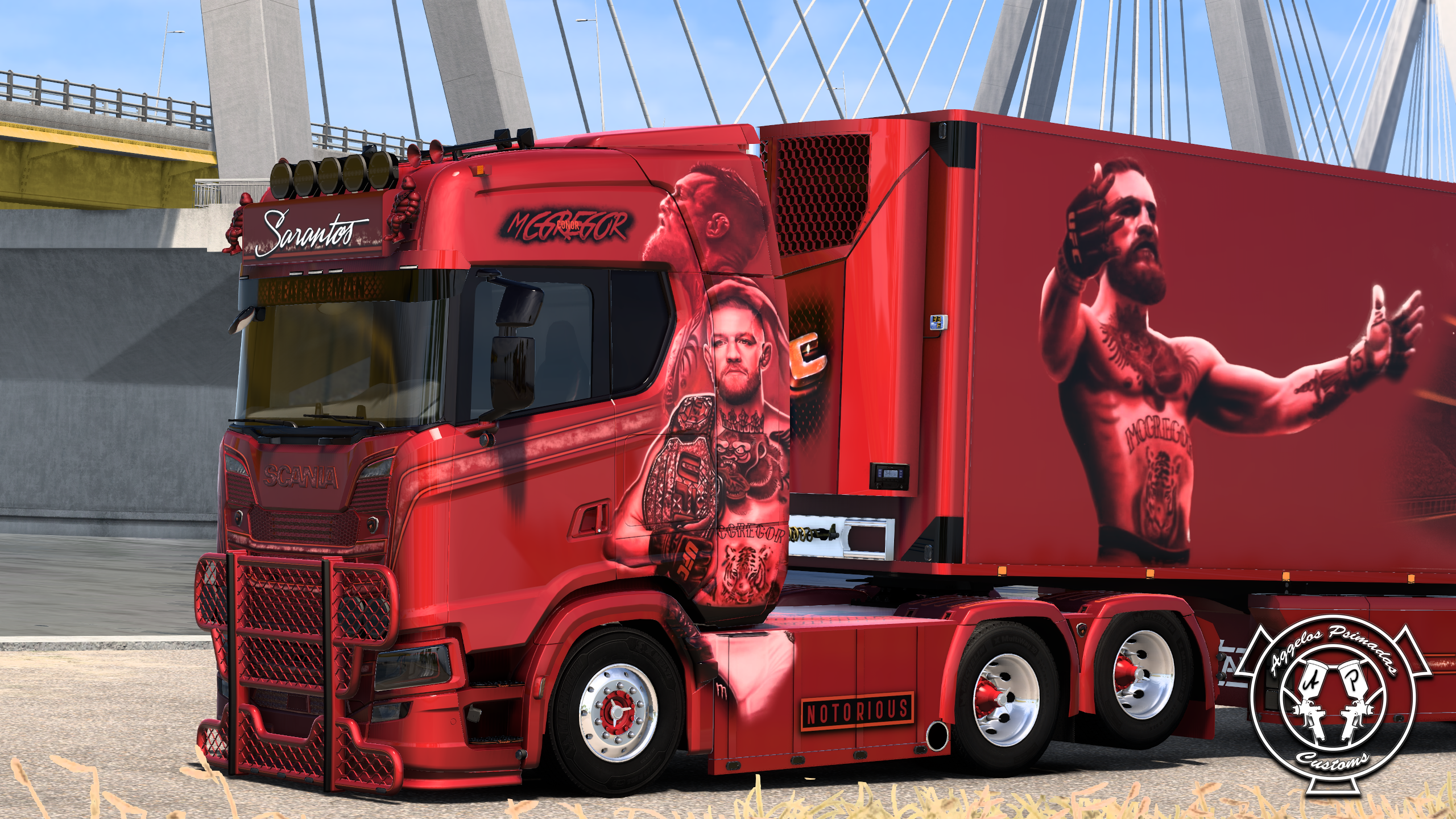 Scania 770S Sarantos "Conor McGregor" Combo Skin (V. Mourtos Standalone) - Image 9