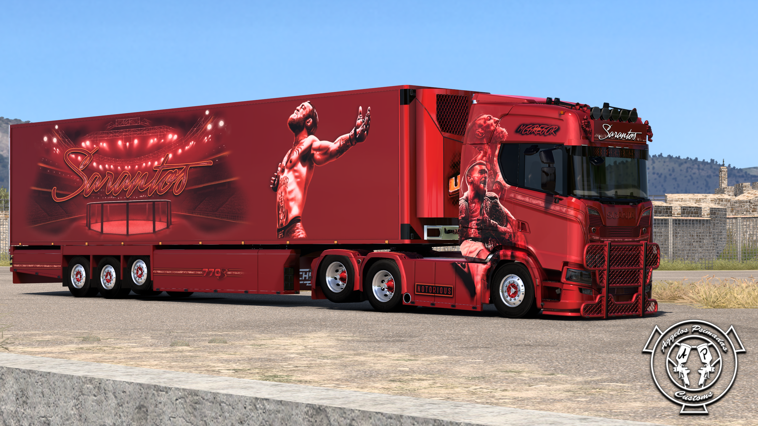 Scania 770S Sarantos "Conor McGregor" Combo Skin (V. Mourtos Standalone) - Image 8