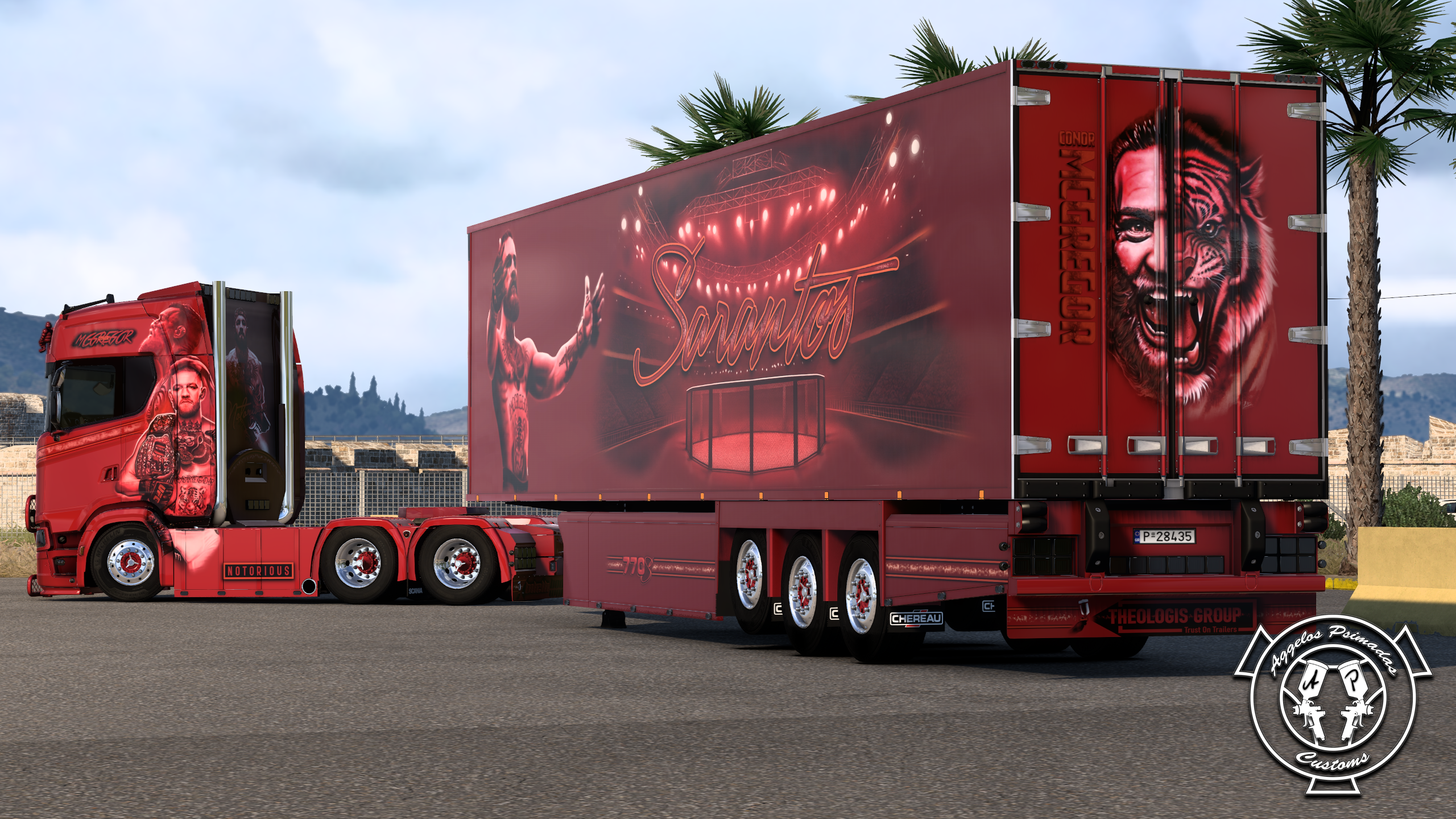 Scania 770S Sarantos "Conor McGregor" Combo Skin (V. Mourtos Standalone) - Image 7