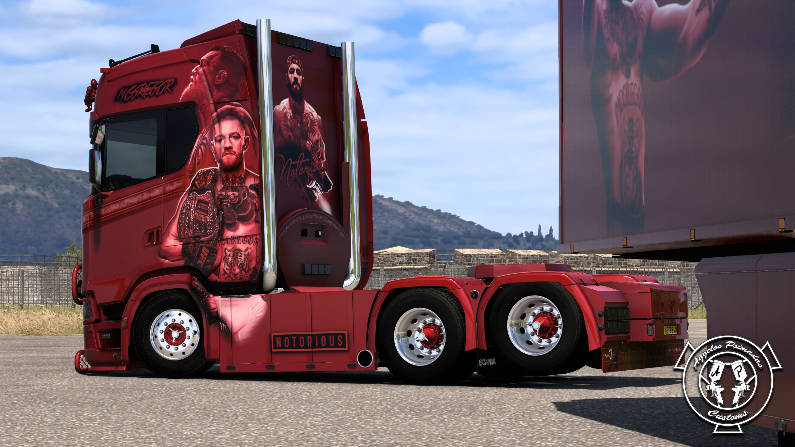 Scania 770S Sarantos "Conor McGregor" Combo Skin (V. Mourtos Standalone) - Image 6