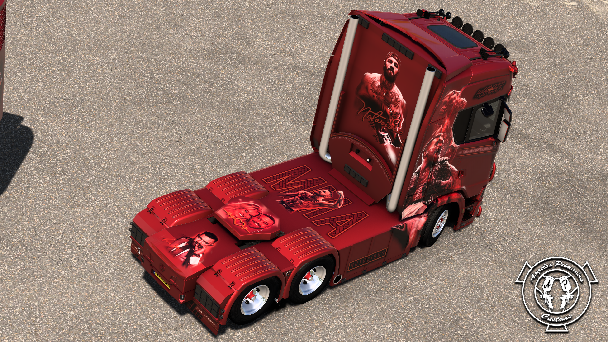 Scania 770S Sarantos "Conor McGregor" Combo Skin (V. Mourtos Standalone) - Image 5