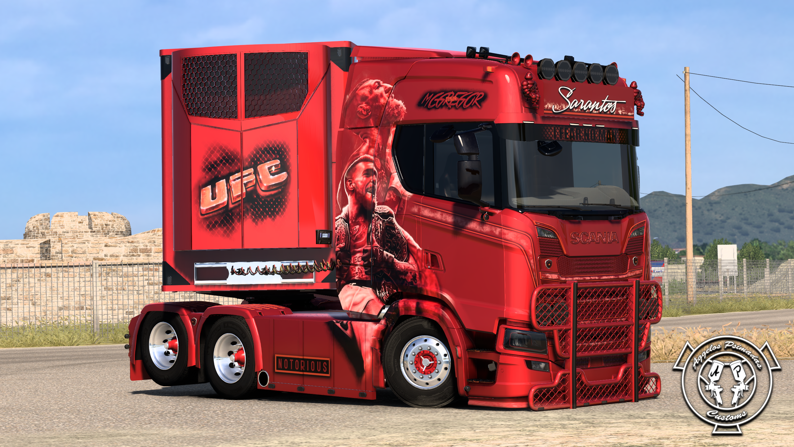 Scania 770S Sarantos "Conor McGregor" Combo Skin (V. Mourtos Standalone) - Image 3