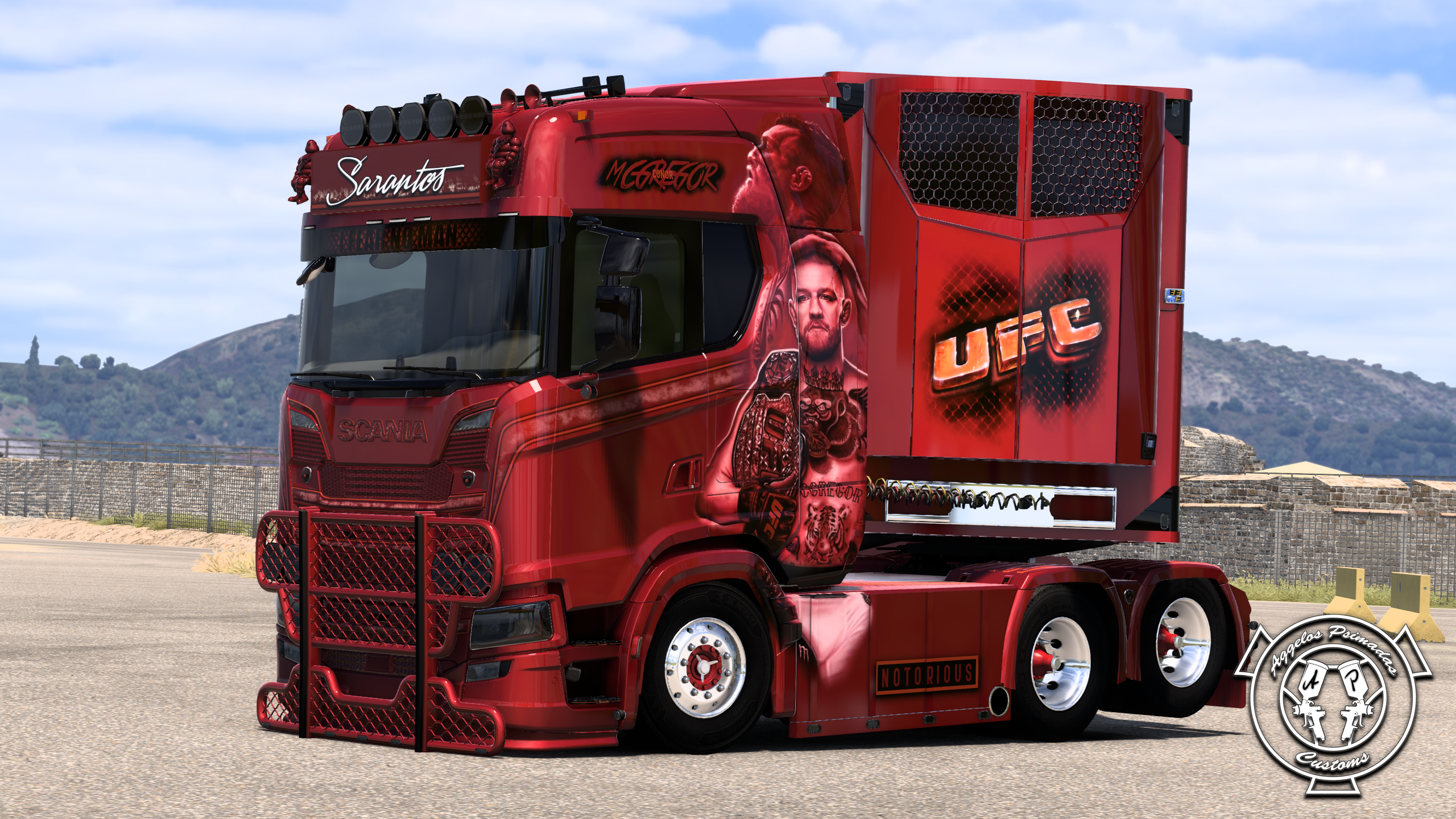 Scania 770S Sarantos "Conor McGregor" Combo Skin (V. Mourtos Standalone) - Image 2