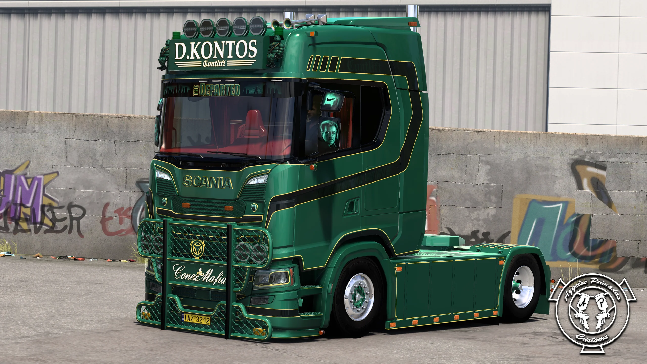Scania S D. Kontos "The Departed" Skin (V. Mourtos Standalone) - Image 2