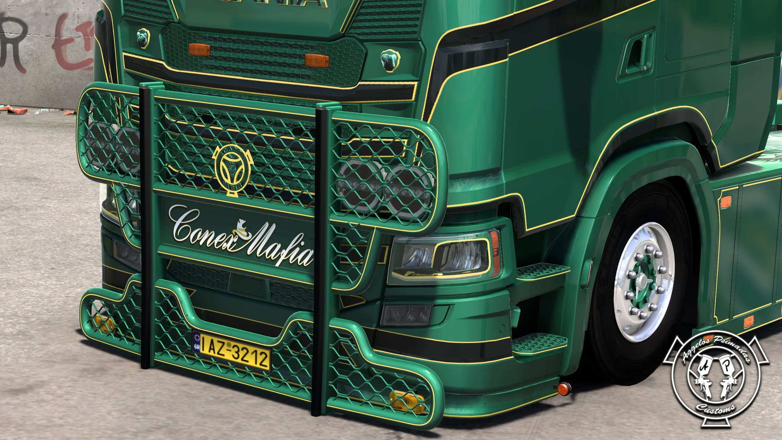 Scania S D. Kontos "The Departed" Skin (V. Mourtos Standalone) - Image 6