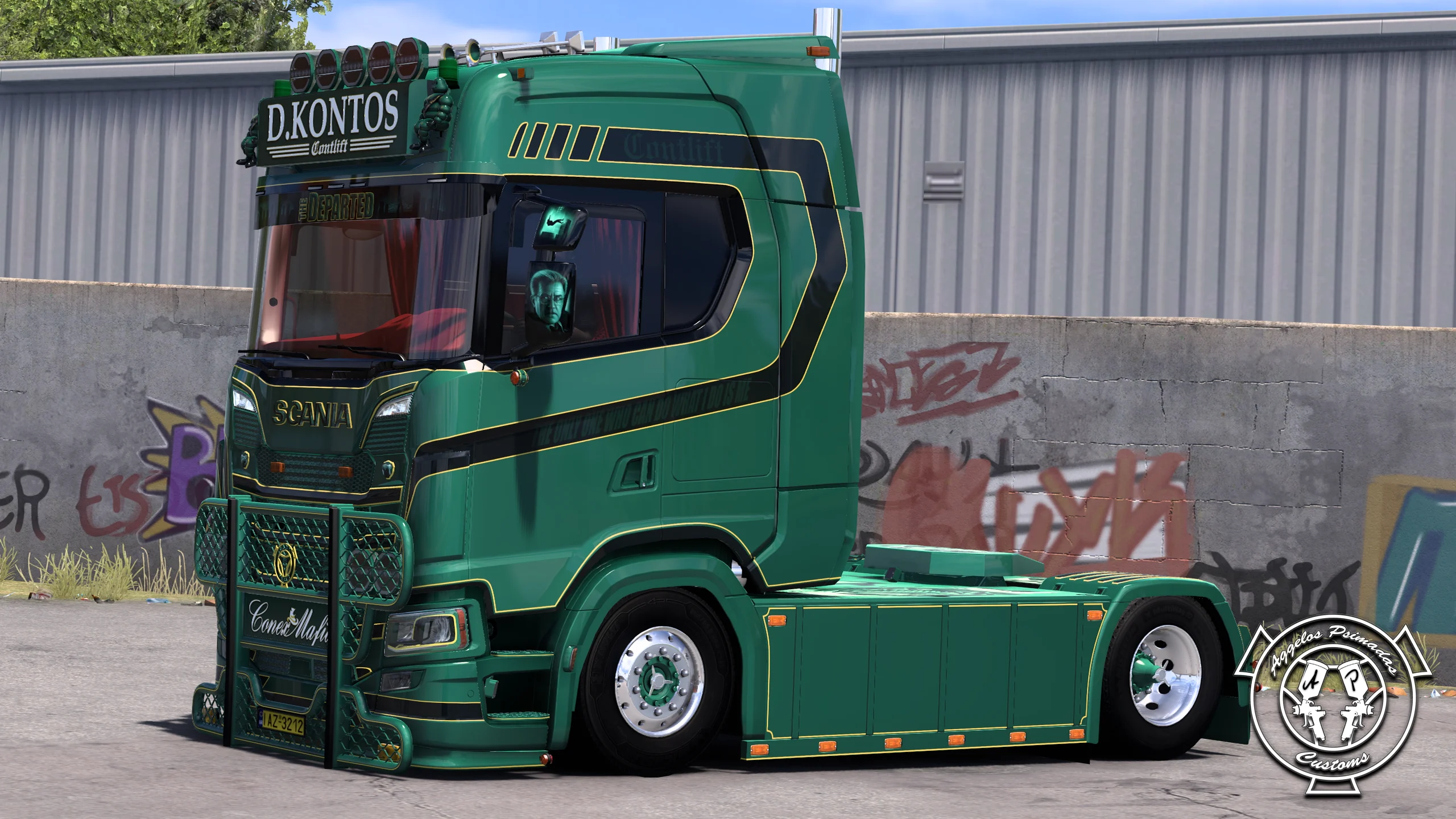 Scania S D. Kontos "The Departed" Skin (V. Mourtos Standalone) - Image 3
