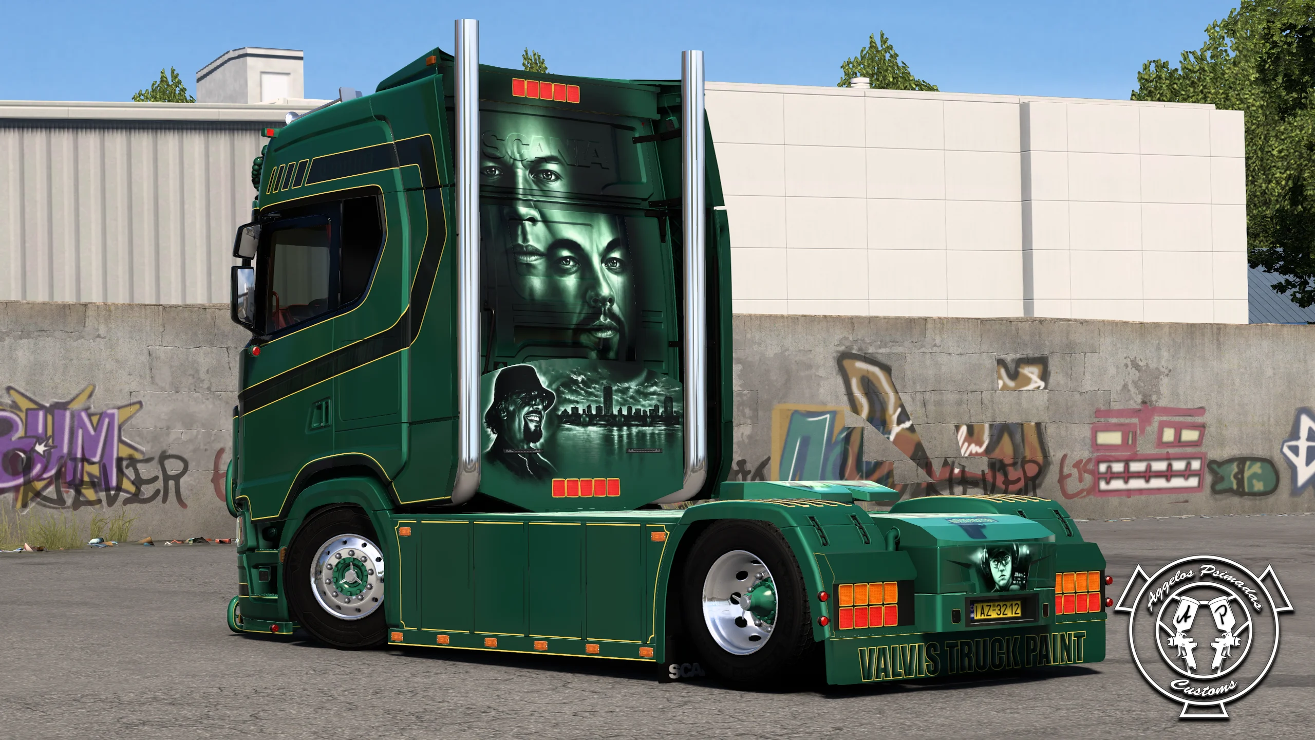 Scania S D. Kontos "The Departed" Skin (V. Mourtos Standalone) - Image 4