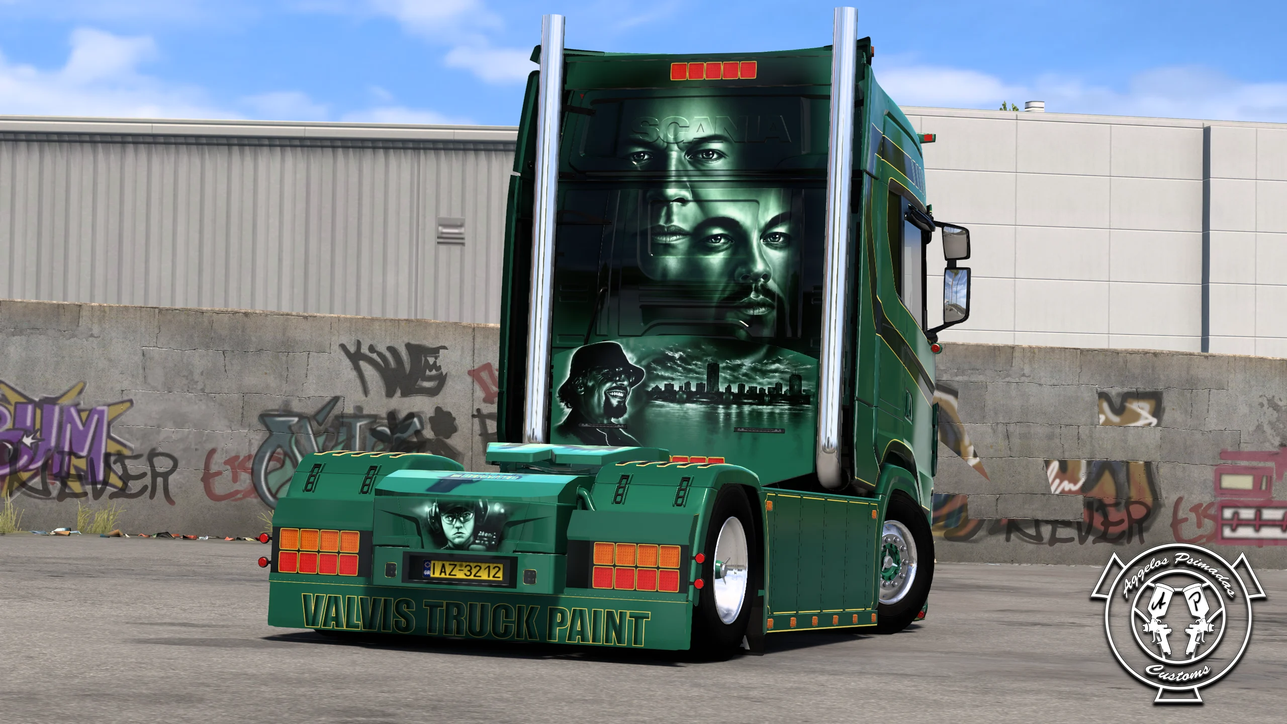 Scania S D. Kontos "The Departed" Skin (V. Mourtos Standalone) - Image 9
