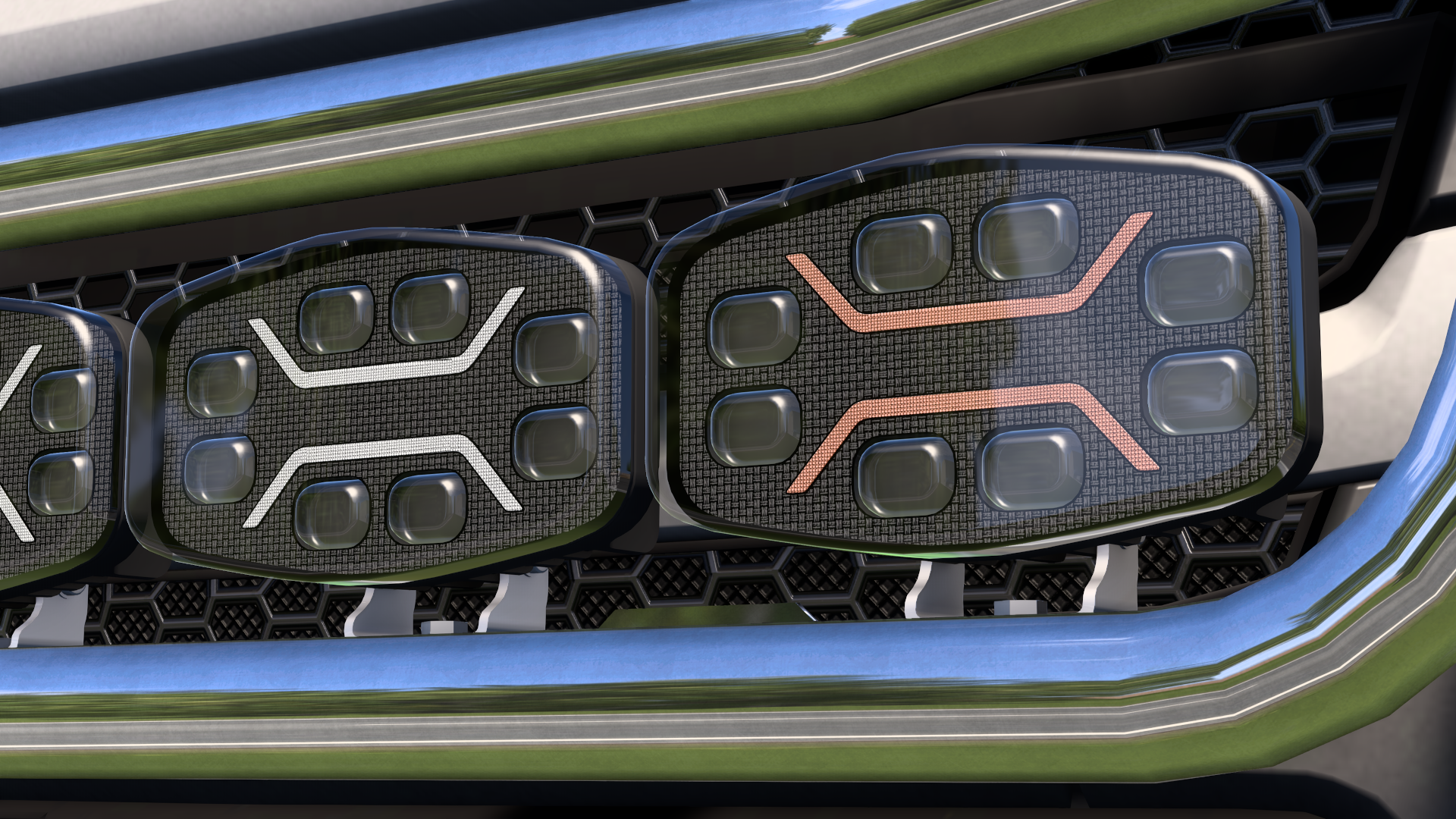 Flexzon LED WorkLight ETS2 Mod