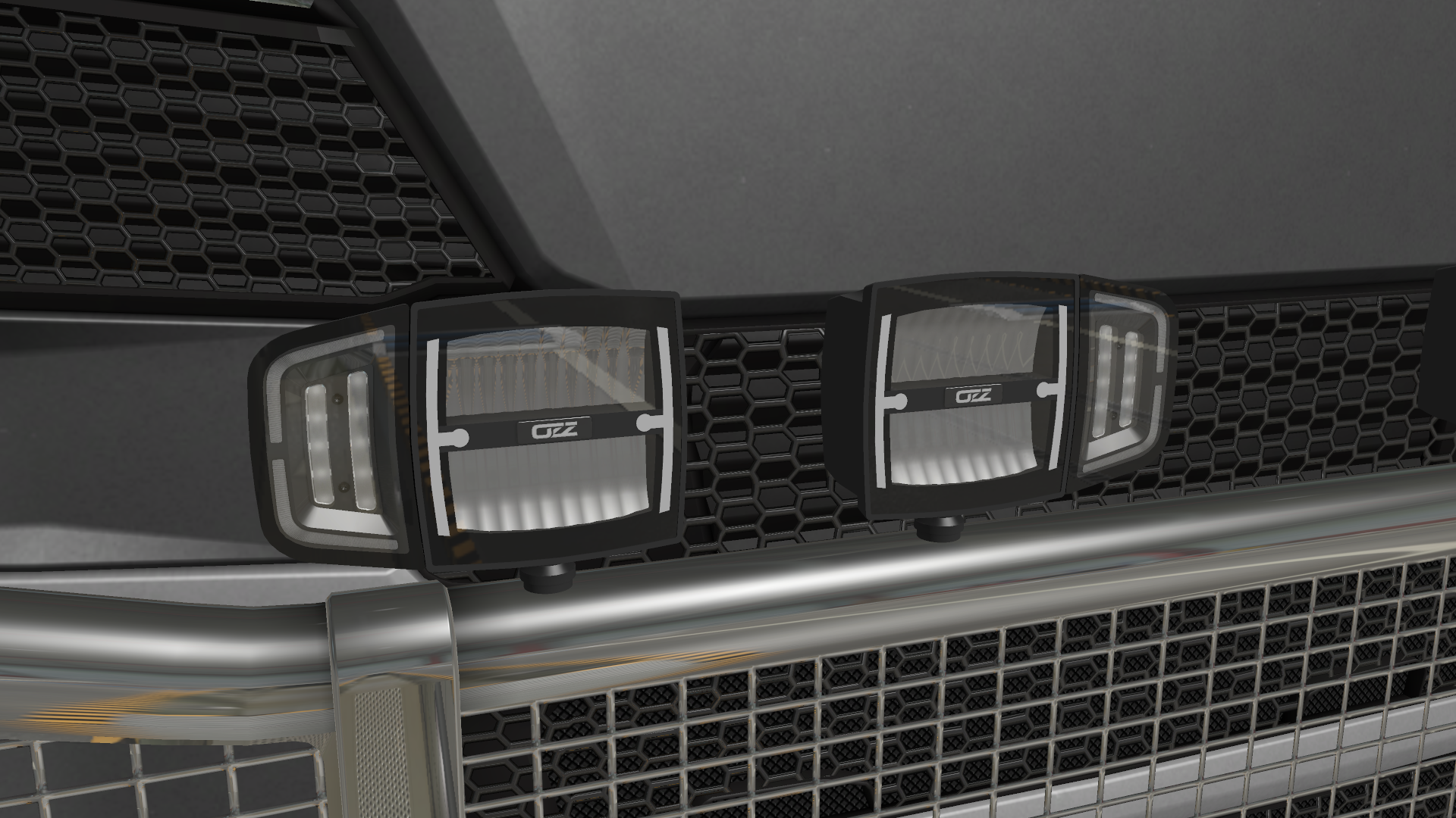 OZZ XH1 Left & Right Aux LED WorkLight ETS2 Mod - Image 6