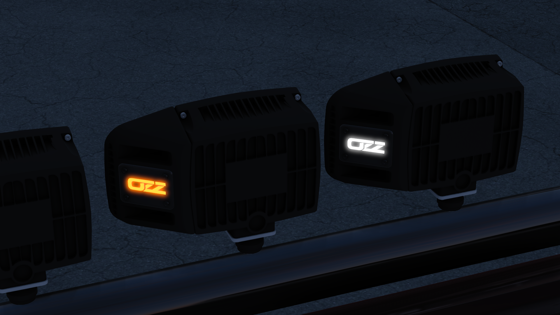OZZ XH1 Left & Right Aux LED WorkLight ETS2 Mod - Image 2